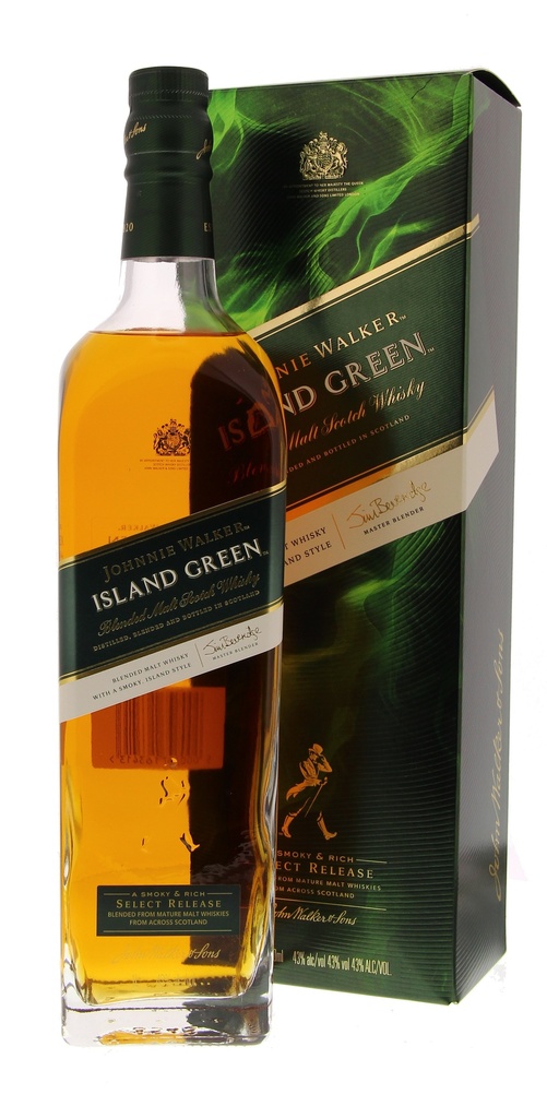 Johnnie Walker Island Green 43° 1L + GBX