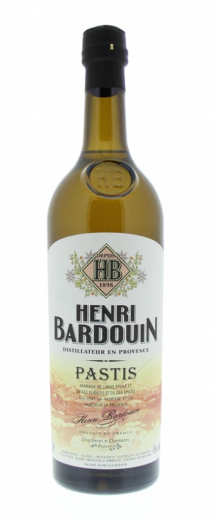 Henri Bardouin Pastis Grand Cru 45° 70 cl