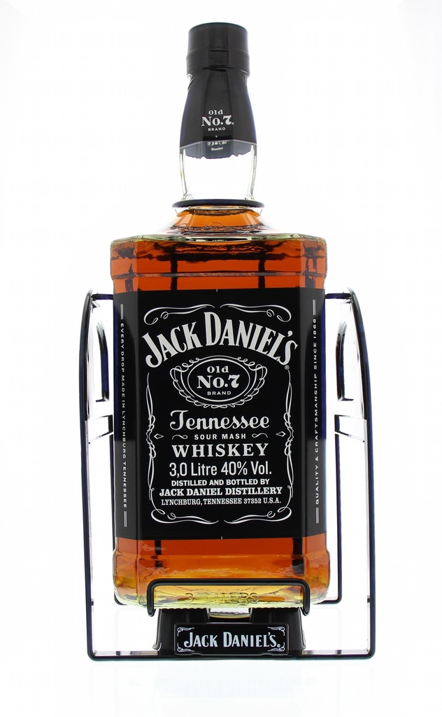 Jack Daniel's Old N°7 40° 3 L + Craddle