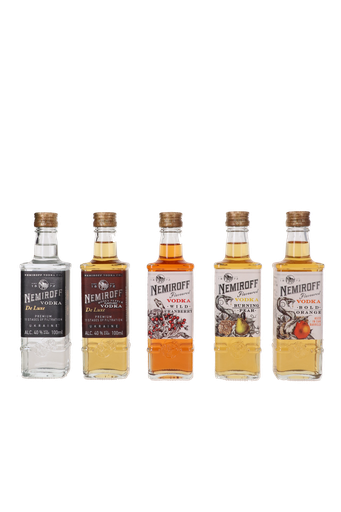 [NEMI4F7LEO] Nemiroff Vodka Mix Pack 5 x 10 cl 40° 50 cl + GBX